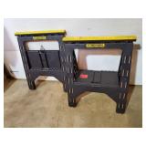 Plastic Saw Horses 30" W