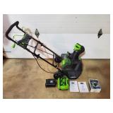 GreenWorks 80V Lithium Battery Snow Blower 20"