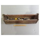 Vintage Wooden Tool Box 32 & 1/2" L