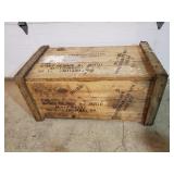 Vintage Wooden Military Crate Indiana Pa