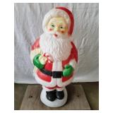 Santa Blow Mold Mounted To Plywood 30" H