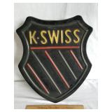 Lighted Plastic K Swiss Shoe Sign 15 X 19