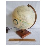 Lighted World Globe By Replogle 12" H