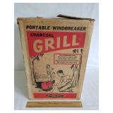 Vintage Portable Charcoal Grill