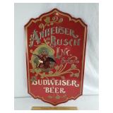 Budweiser Beer Sign 15 X 25"