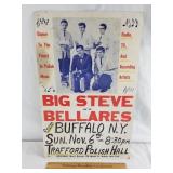 Vintage Cardboard Band Poster 14X 22"