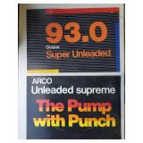 Plastic Arco Gas Signs 18 X 26"