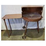 Vintage Charcoal Mid Century Grill Unused