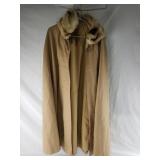 Fur Collar Cape