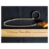 Sterling Silver 24" Chain w/ Large Pendant