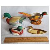 Duck & Pheasant Figurines 1 Lot