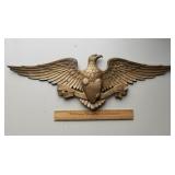 Cast Aluminum Eagle Wall Decor 27" W