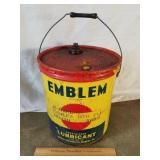 Vintage Emblem 5 Gallon Oil Can