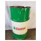 Castrol Oil Drum 27" H - Top Dented