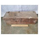 Vintage Wooden Tool Box 22" L