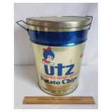 Vintage Utz Potato Chips Tin 13" H