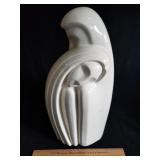 Haeger Pottery Lovers Embrace Statue 17 & 1/2" H