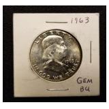 1963 Franklin Silver Half Dollar