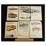 Vintage Car & Truck Ads Mostly 1950