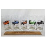 Vintage Ford Antique Auto Glasses 1 Chipped