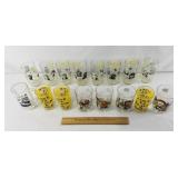 Assorted Pittsburgh Steelers Glasses