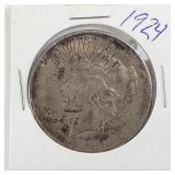 1924 Peace Silver Dollar