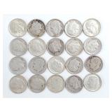 20ct Roosevelt Silver Dimes
