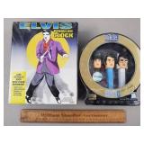 Elvis Pez Dispensers & Pendulum Clock