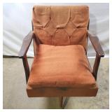 Vintage MCM Montgomery Ward Chair 29 & 1/2" H