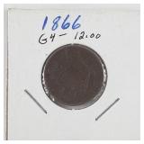1866 Two Cent Coin