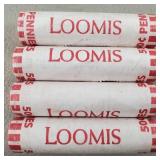 4 Rolls 2021 D Pennies Uncirculated
