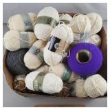 Box of Assorted Yarn