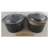 Vintage Enamel Canning Pots