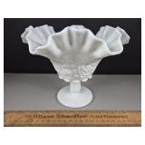 Westmoreland Milk Glass Compote 6 & 1/2' H