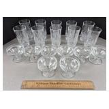 Federal & D'Arques Longchamp Glasses & Sherbets