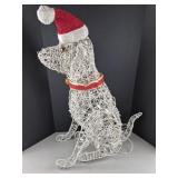 Christmas Lighted Dog 31 & 3/4' H