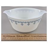Vintage Pyrex Snowflake Casserole Dish