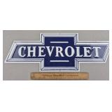 Modern Metal Chevrolet Sign 8 & 1/2 x 28'