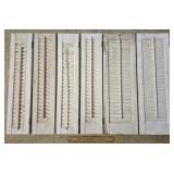 Vintage Wooden Shutters 28' H