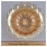 Millersburg Carnival Glass Bowl 7 & 1/2' W