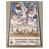 Lite Beer Pittsburgh Pirates Poster