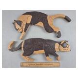 Wooden Cat Wall Decor