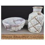 Westmoreland Milk Glass Lot - Slag Bowl