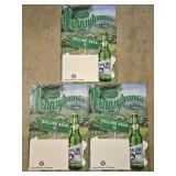 3ct Rolling Rock Beer Cardboard Standups Unused