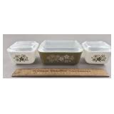 Vintage Pyrex Spring Blossom Refrigerator Dishes