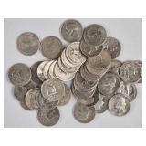 40ct Washington Silver Quarters