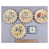 Lenox Bird Plates & Coasters