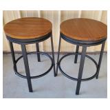 2c Stools 24 & 1/4' H