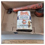Vintage Sprayer & Gulf Spray Can