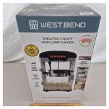 West Bend Theater Crazy Popcorn Maker Unused